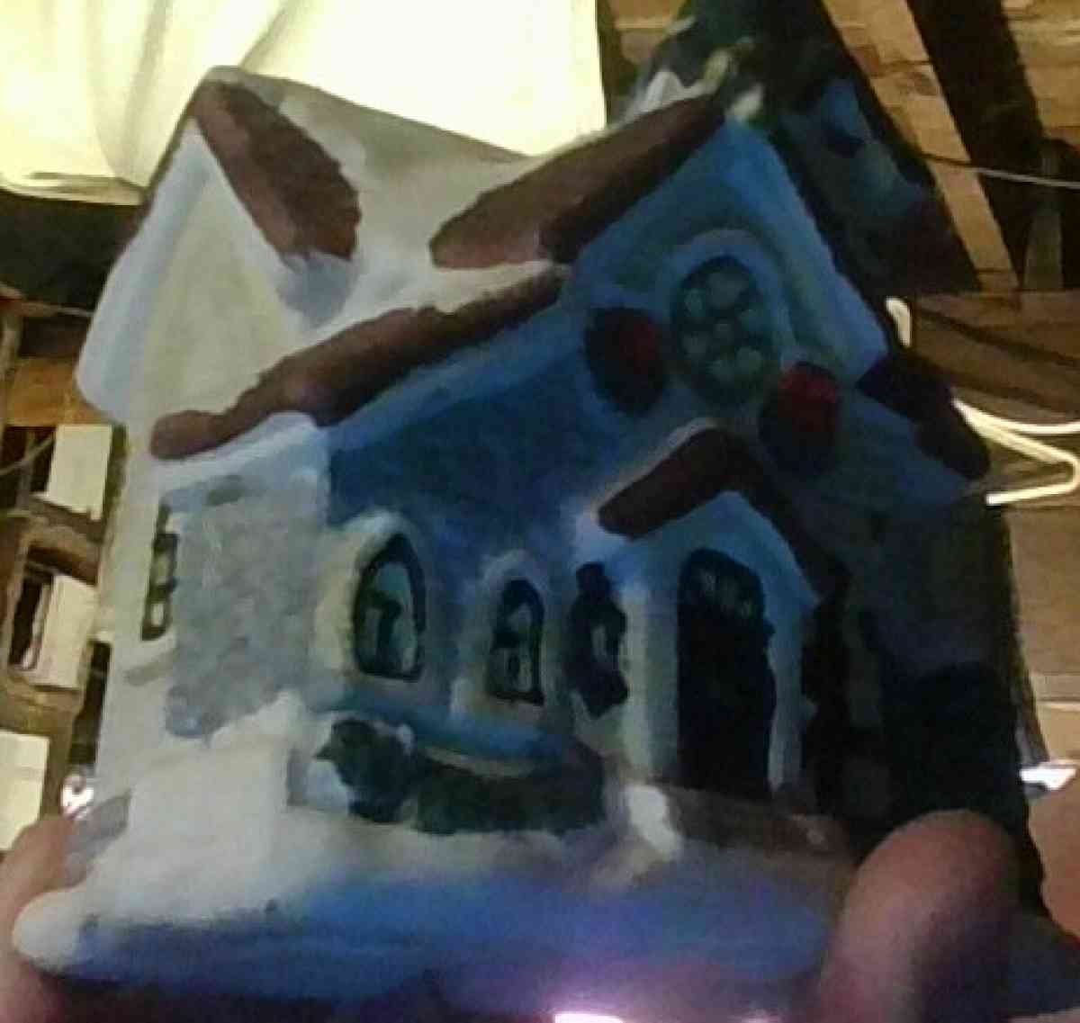 Light up House for Christmas scence