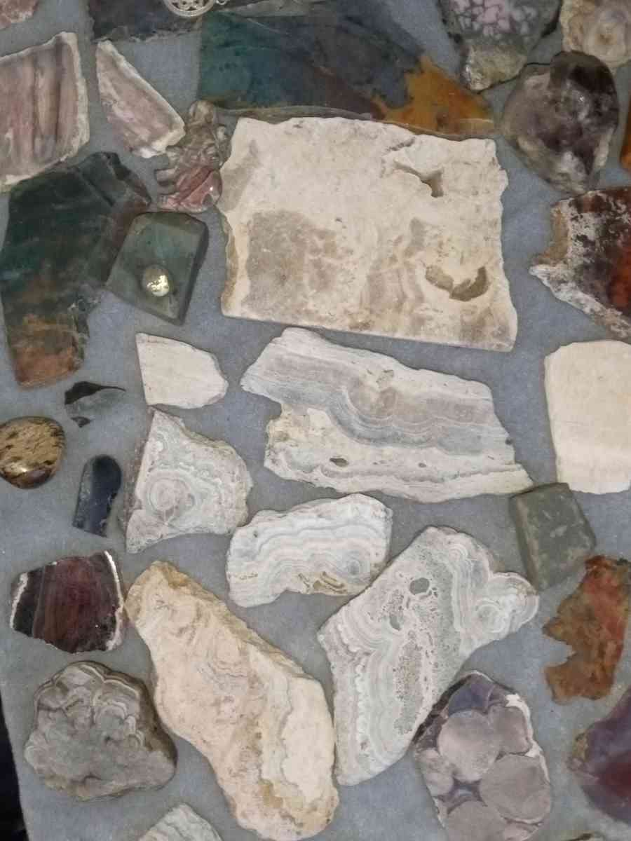 agatized petrified wood slabs