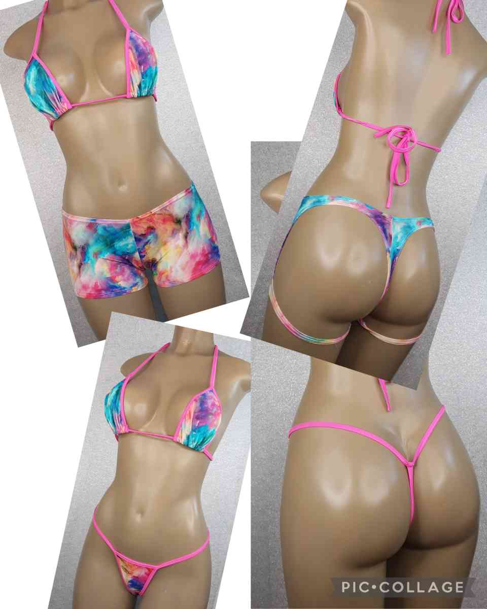 Tie Dye Custom Made Bikini Set