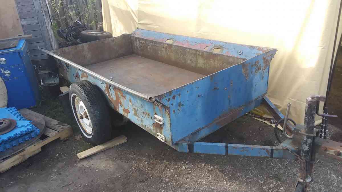 homemade steel trailer