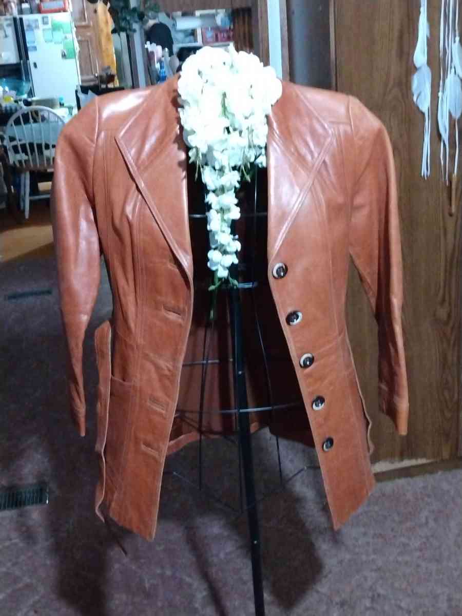 HIS AND HERS LEATHER VEST AND JACKET SET