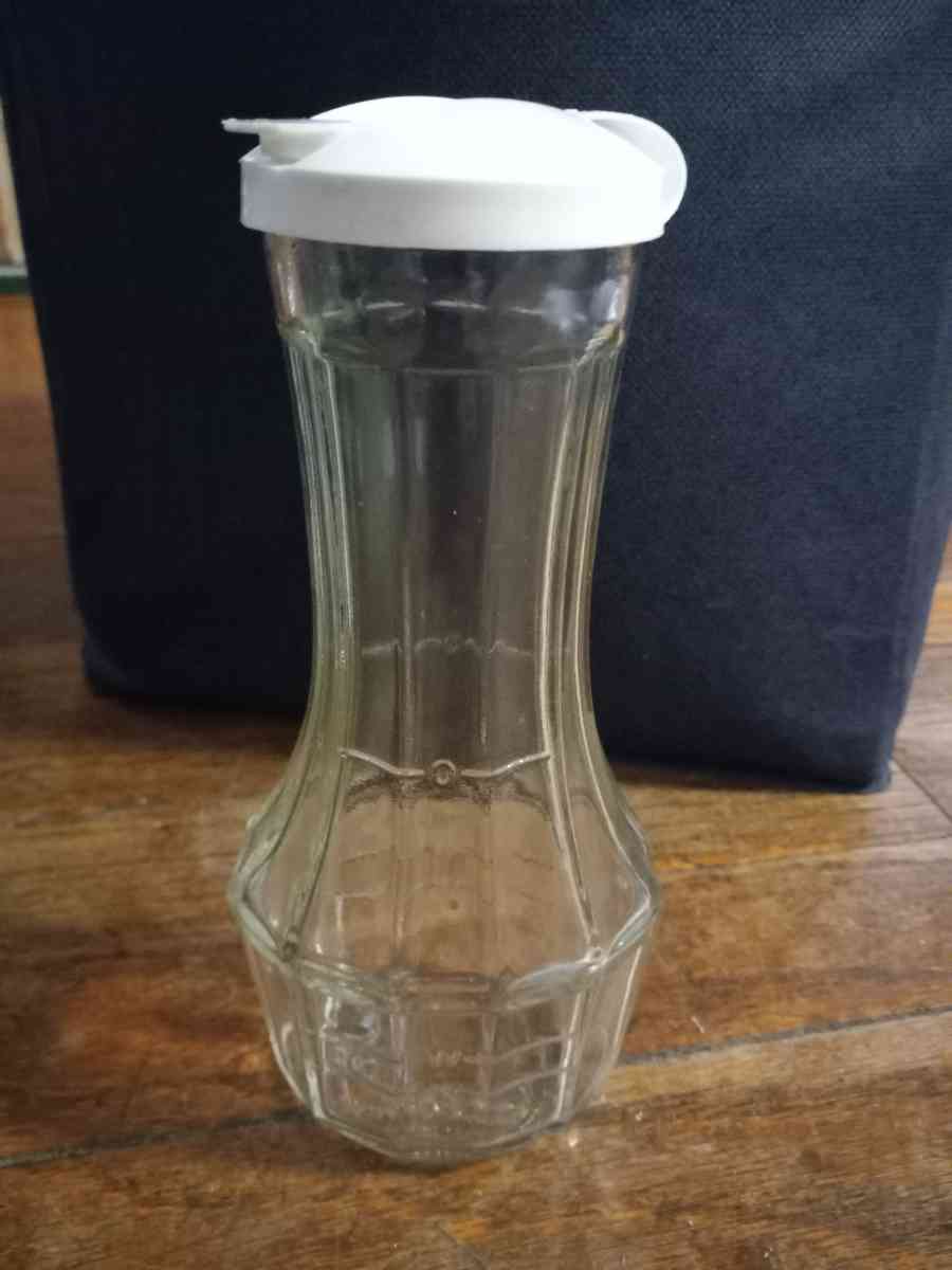 Vintage Good Seasons glass cruet salad dressing oil shaker