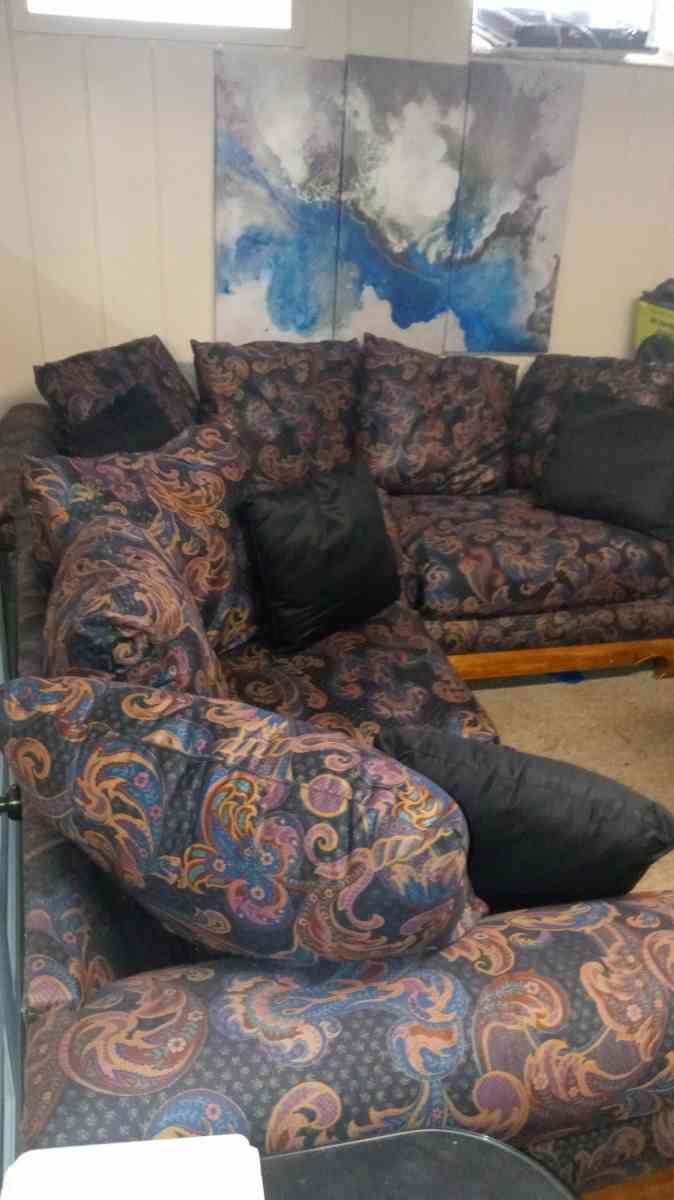 Couch and loveseat