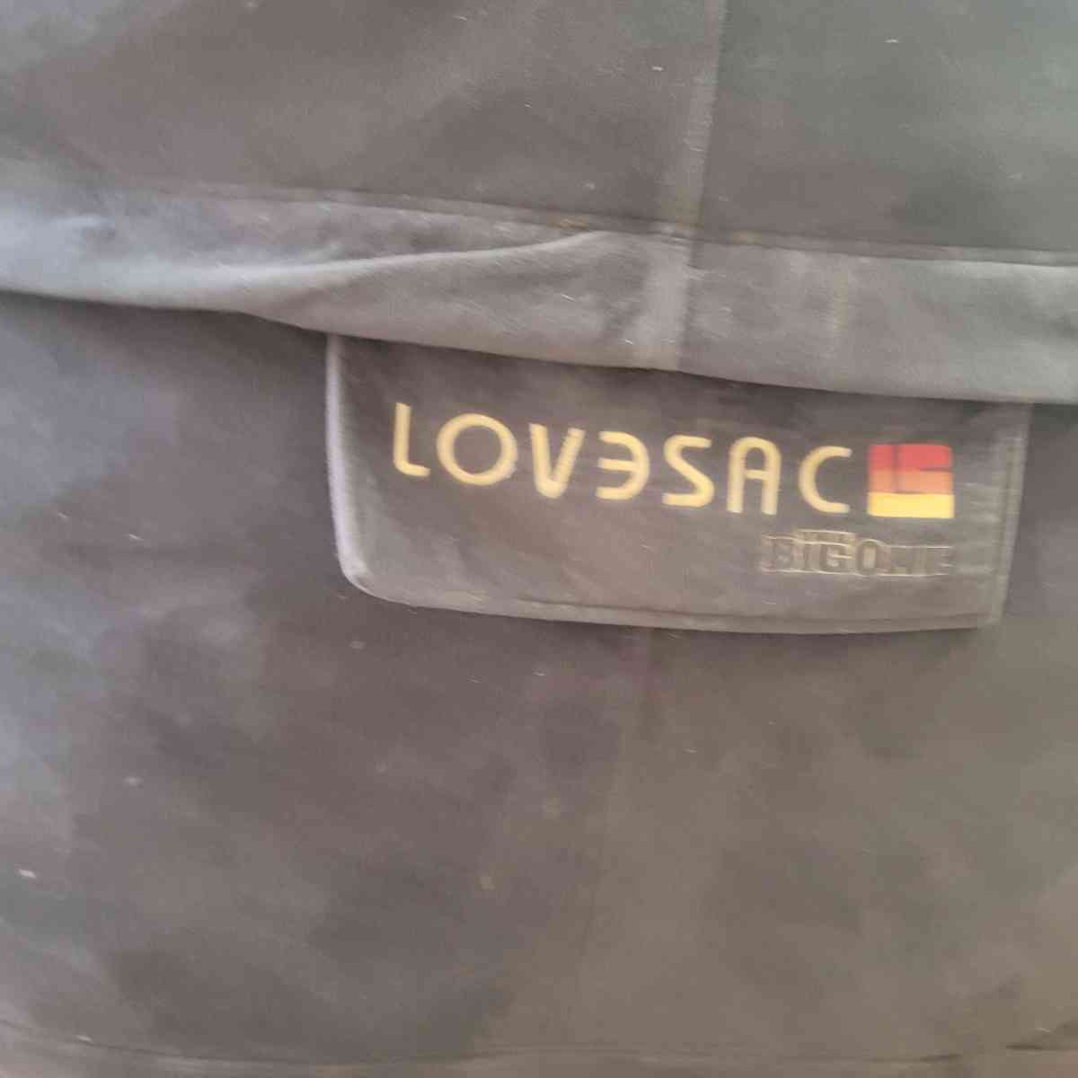 Lovesac BigOne Bundle Lovesac 8ft Bean Bag Couch and Ottoman