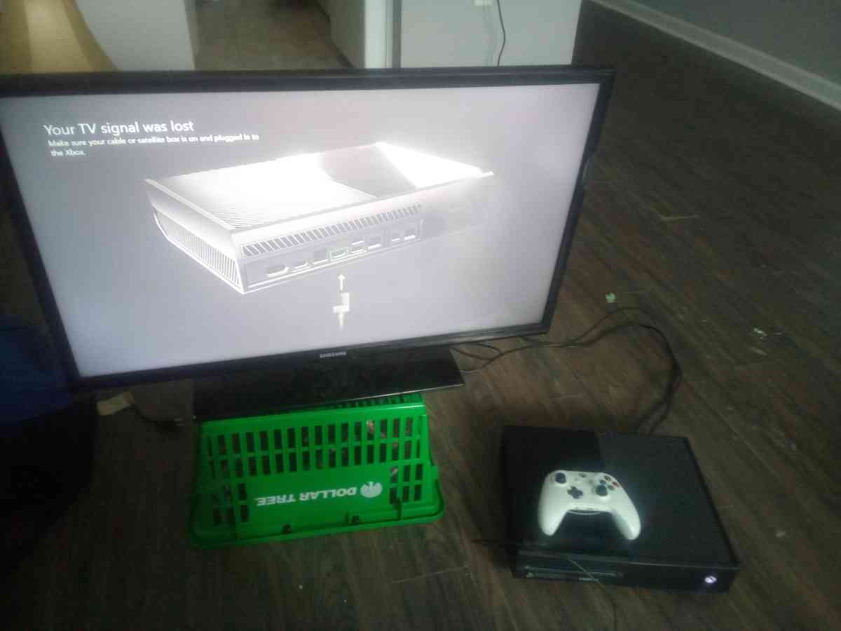 xbox with flat screen tv