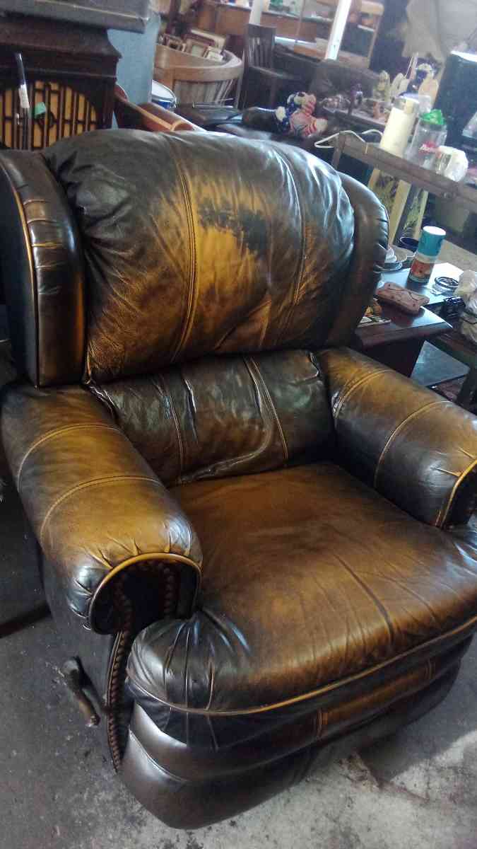 leather recliner