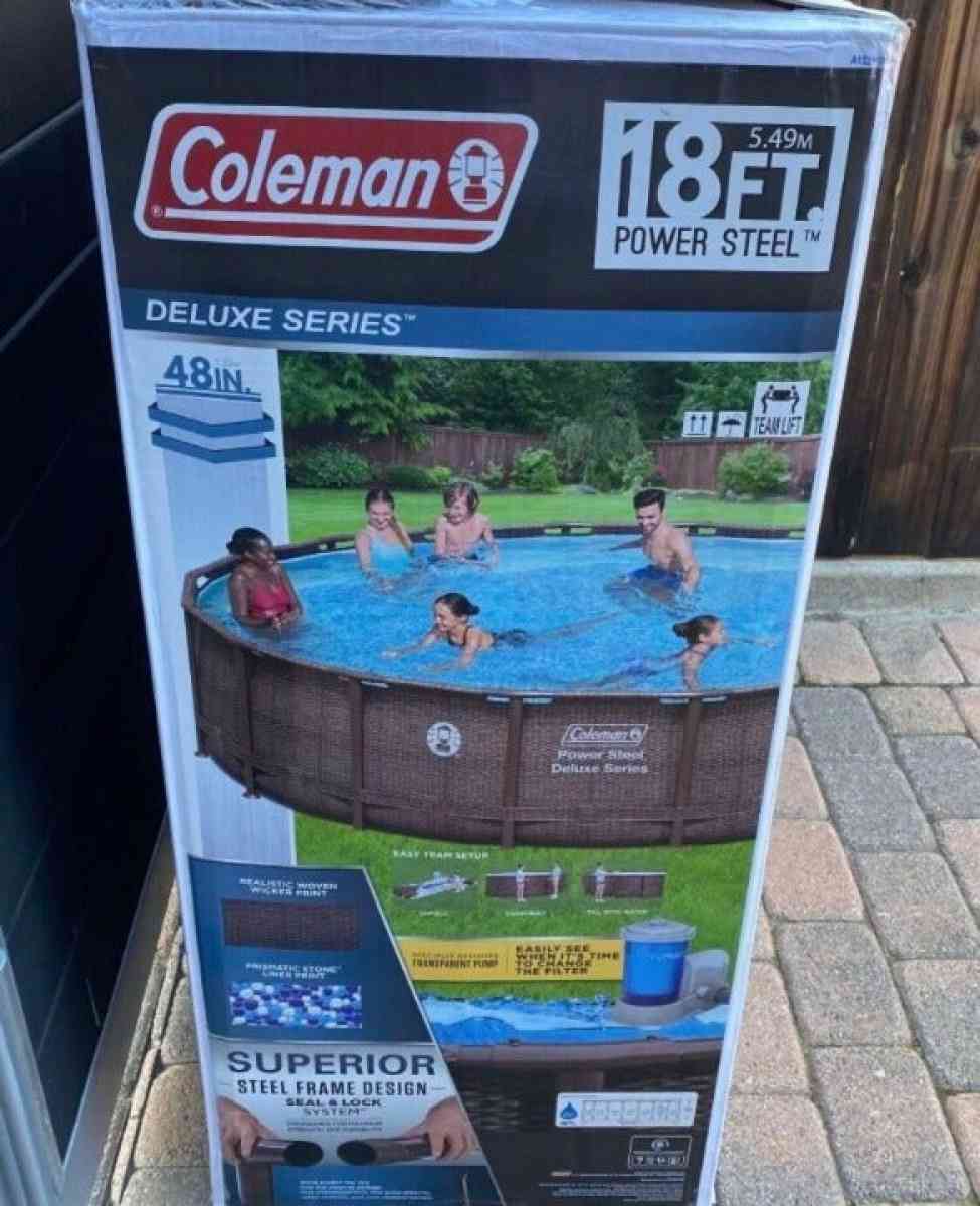 new Coleman swimming pool