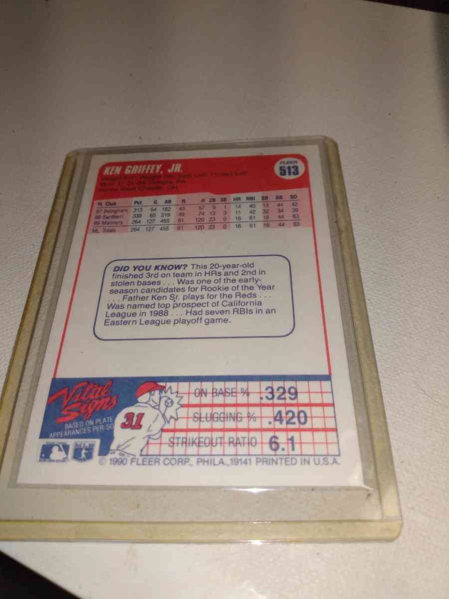 1990 Fleer Ken Griffey Jr