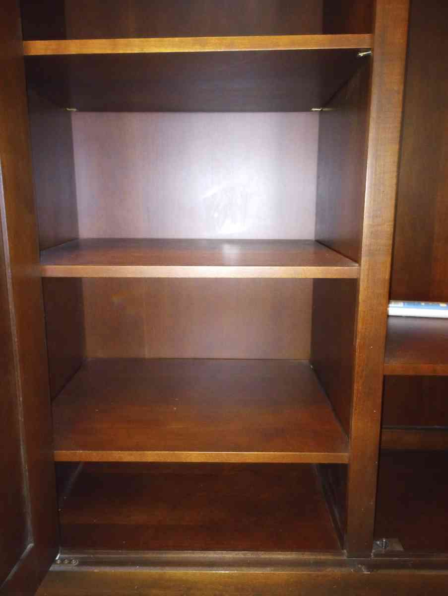 Large vintage BrownSienna solid wood early 1900s