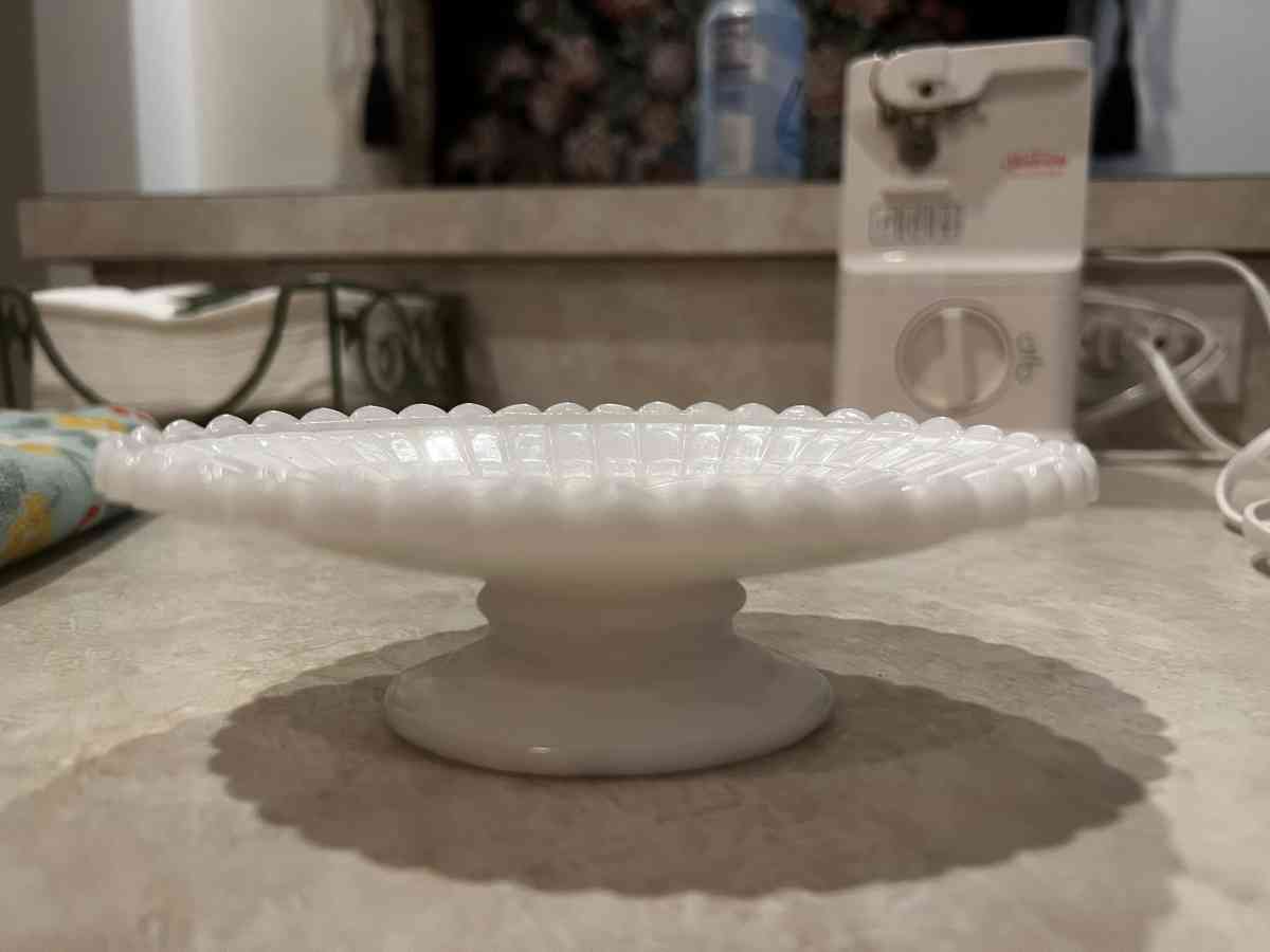 Vintage Owl Mike glass soap dish  Avon