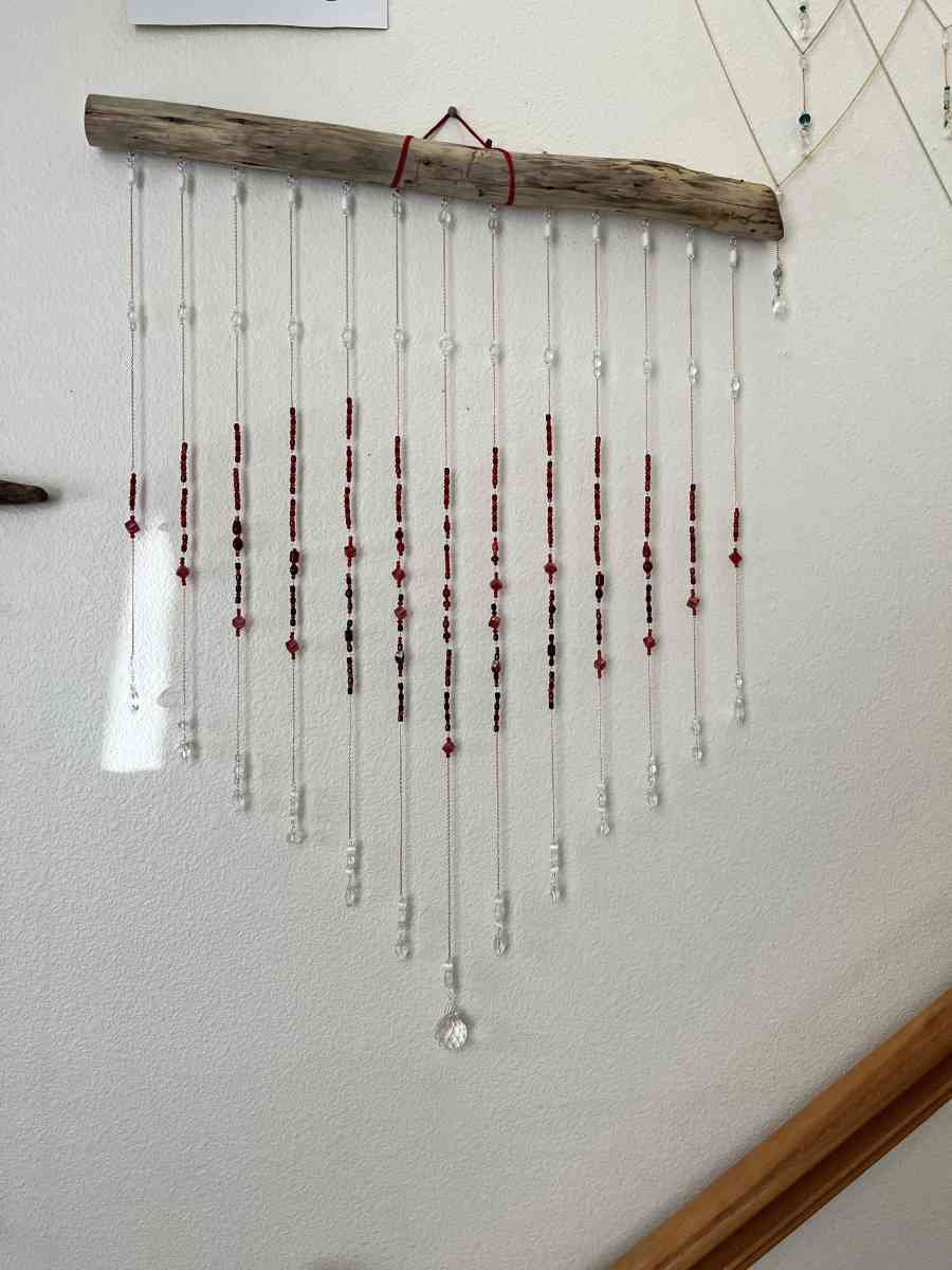 suncatchers and wall hangings crystal and glass beads