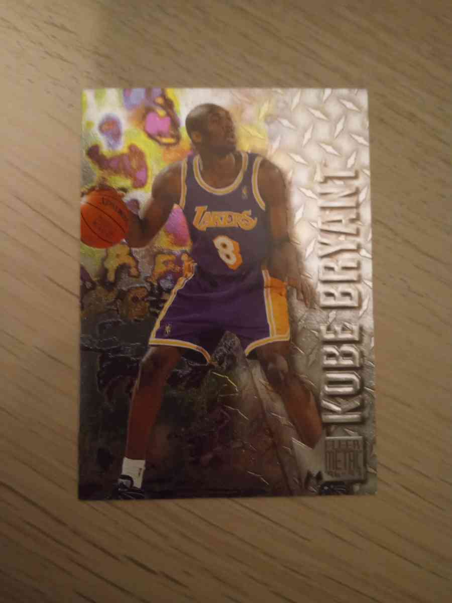 Kobe Bryant Fleer Metal Rookie Card 1996 Basketball 1