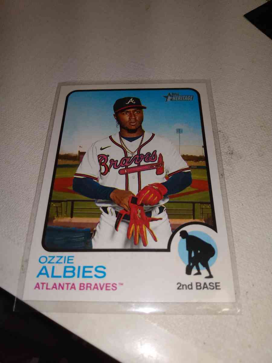 2022 Topps heritage Ozzy Albies
