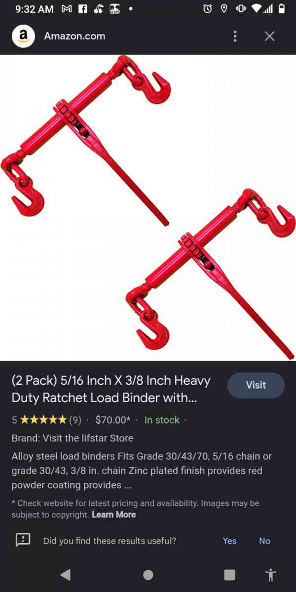 chain binders for towing