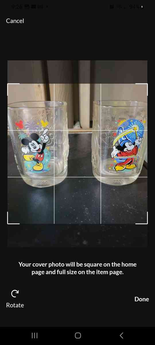 mickey mouse glasses