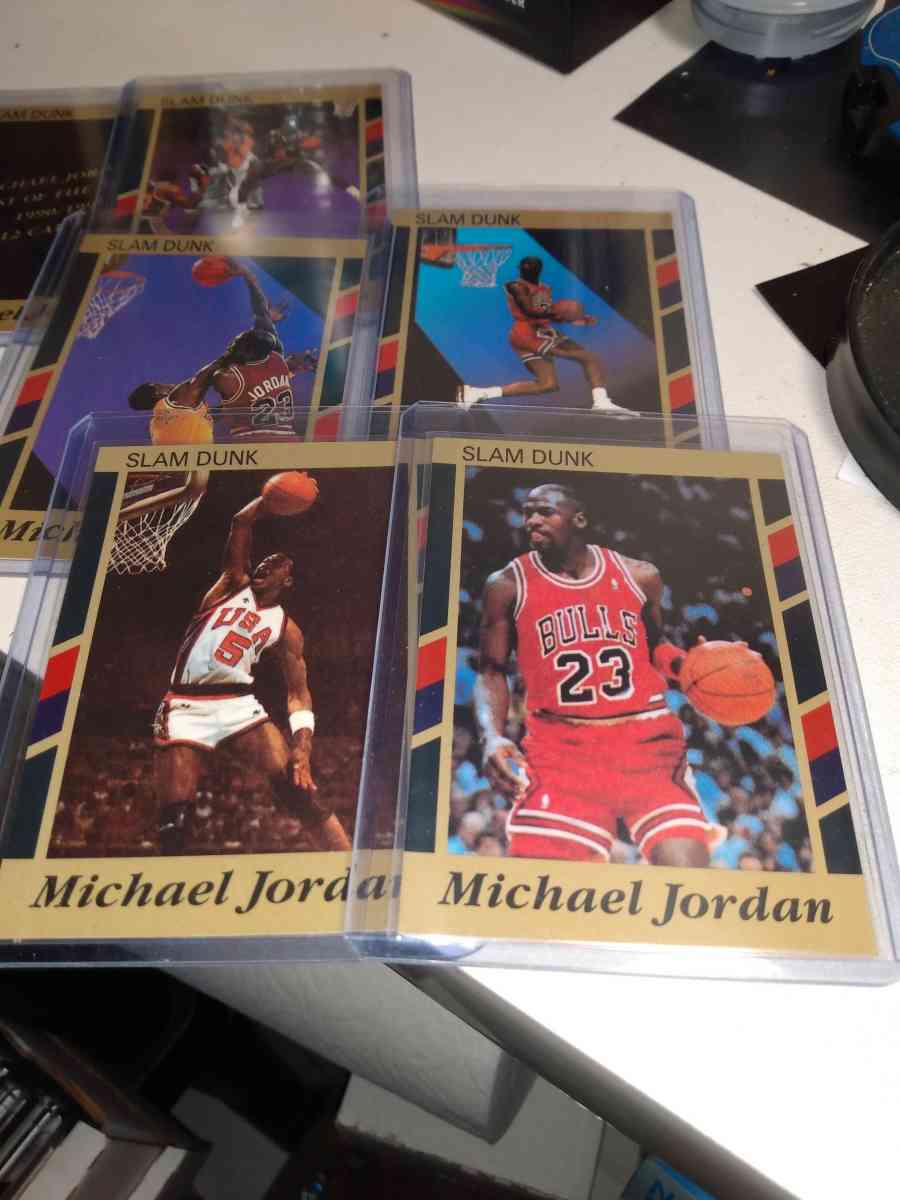 b91 through 1992 special card slam dunk cards Michael Jordan