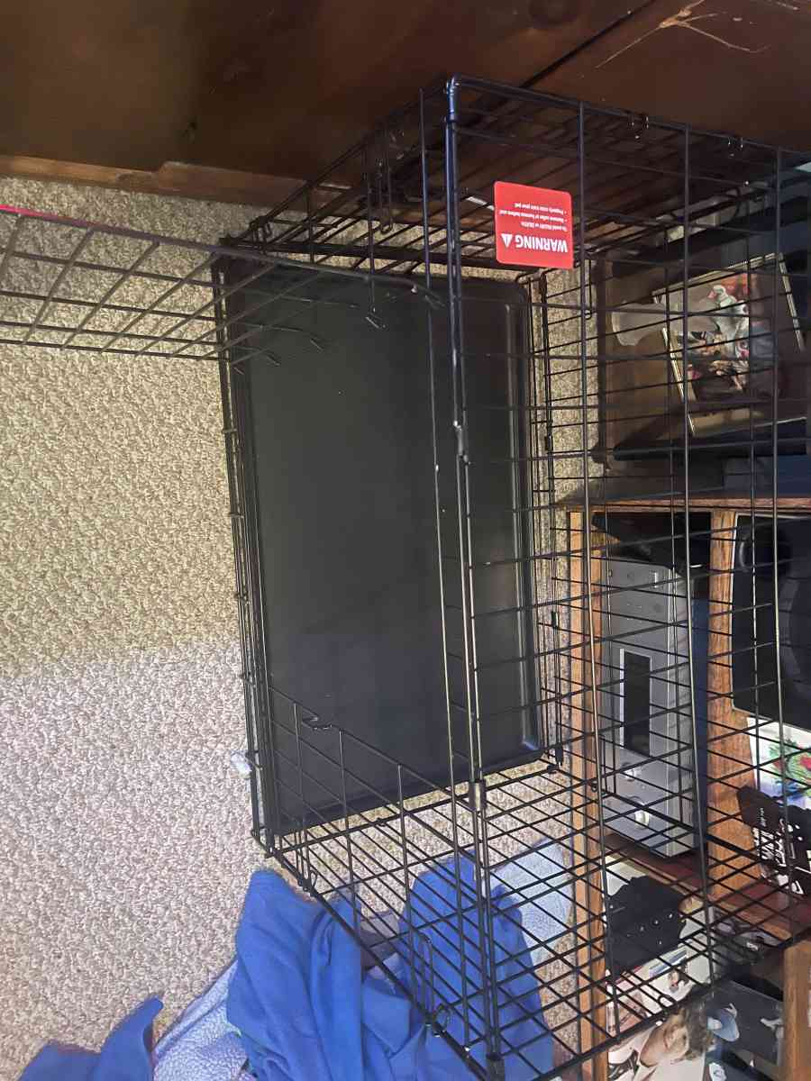 medium size doggie crate double door