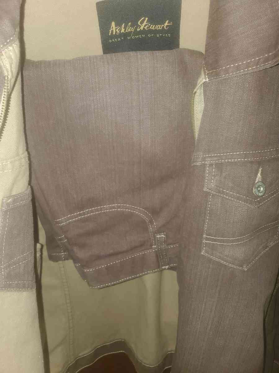 Womens Brown Jacket And Pants Set