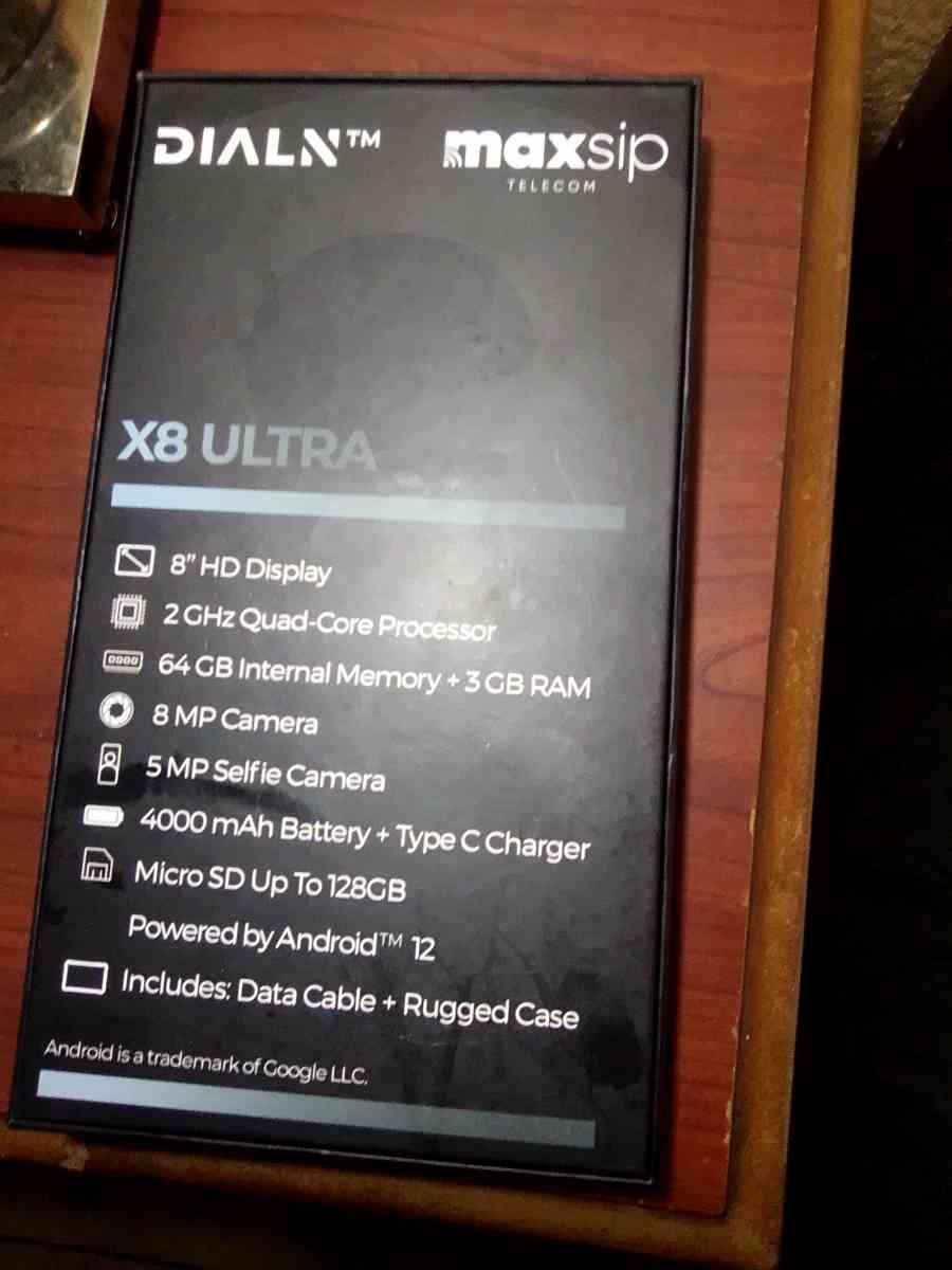 X8 Ultra Tablet with TMobile service