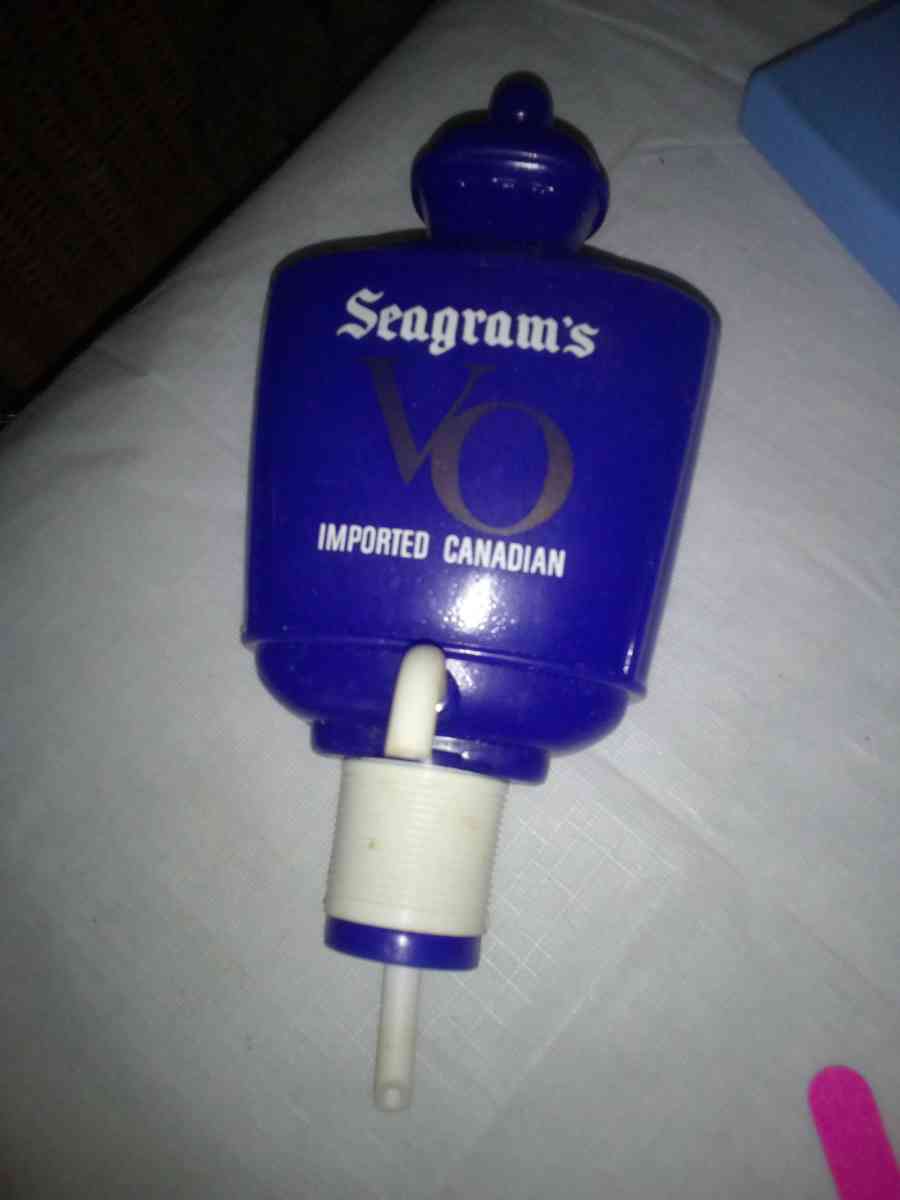 Seagrams Bartending Plastic Collectable