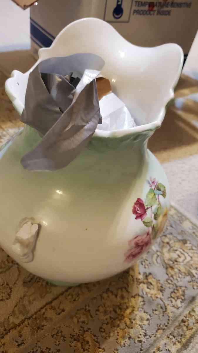 Antique  Wash Bowl  Water pitcher