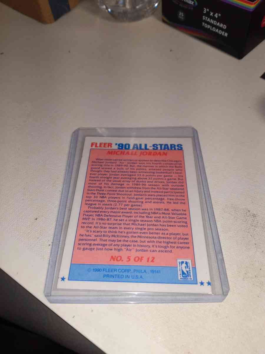 1990 All Star card Michael Jordan