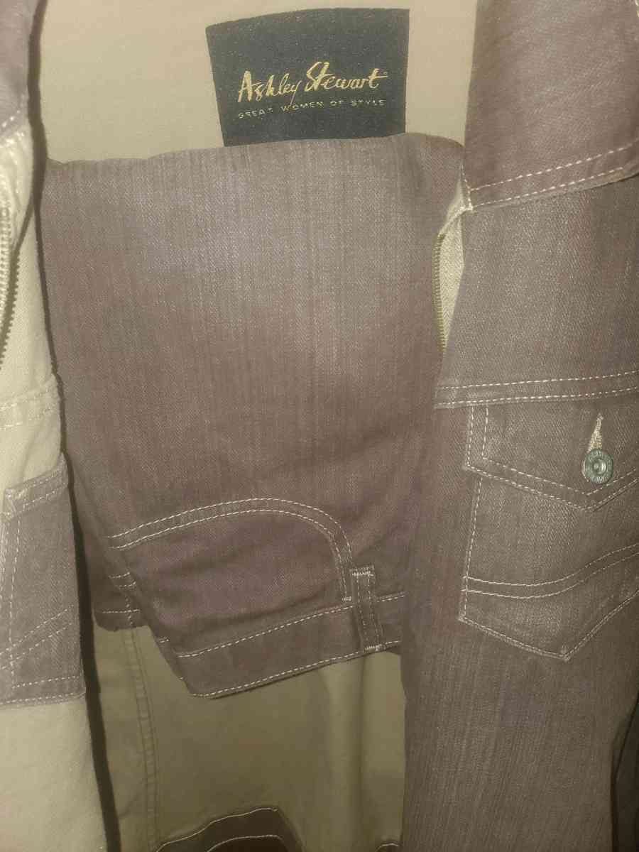 Womens Brown Jacket And Pants Set