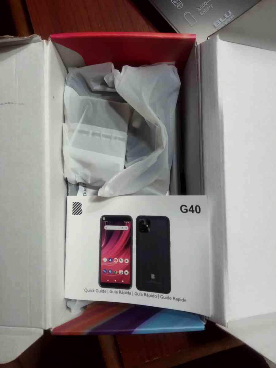 BLU G40 4G android phone NEW IN BOX has service