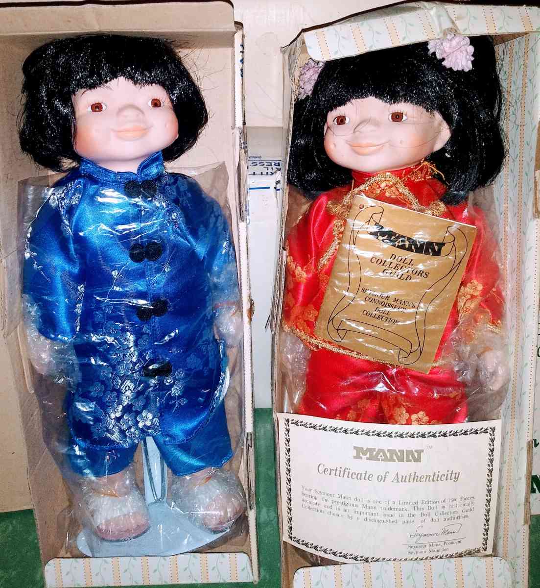 Assorted Armour Mann Porcelain Dolls