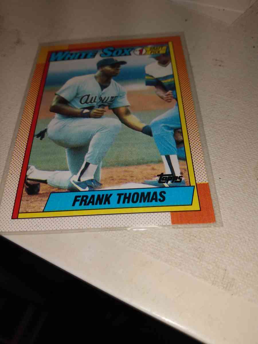 1990 Topps rookie card Frank Thomas