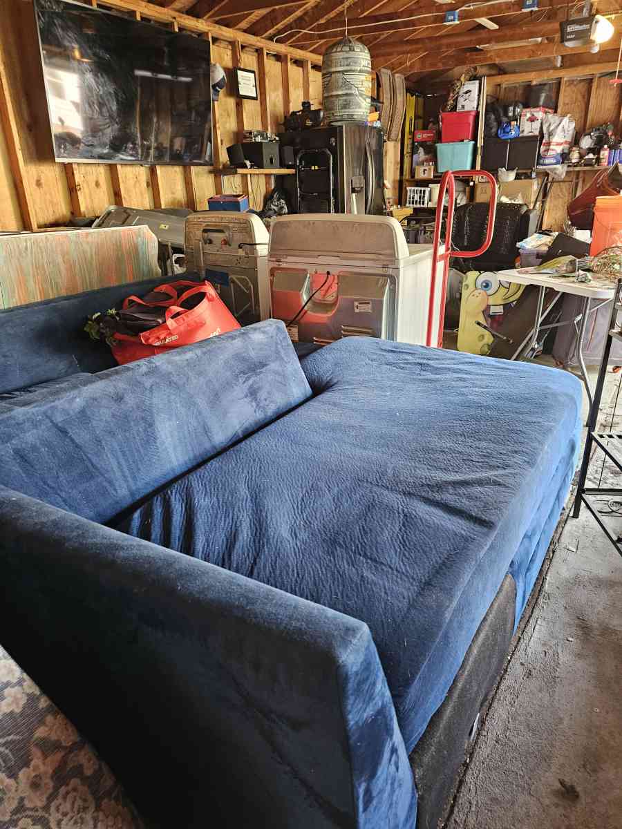 blue sectional