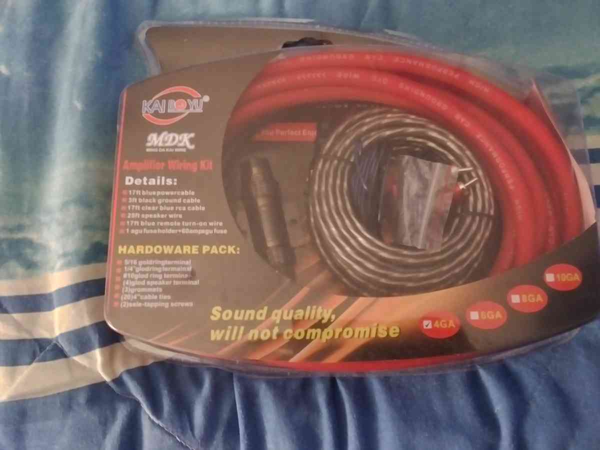 4 Gauge Amp Wiring Kit