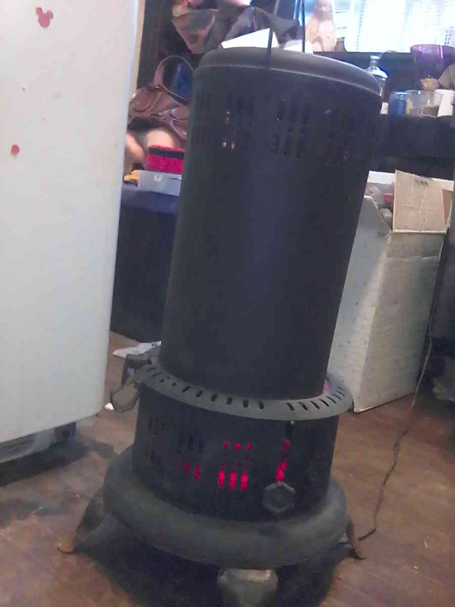 vintage oil heater lamp