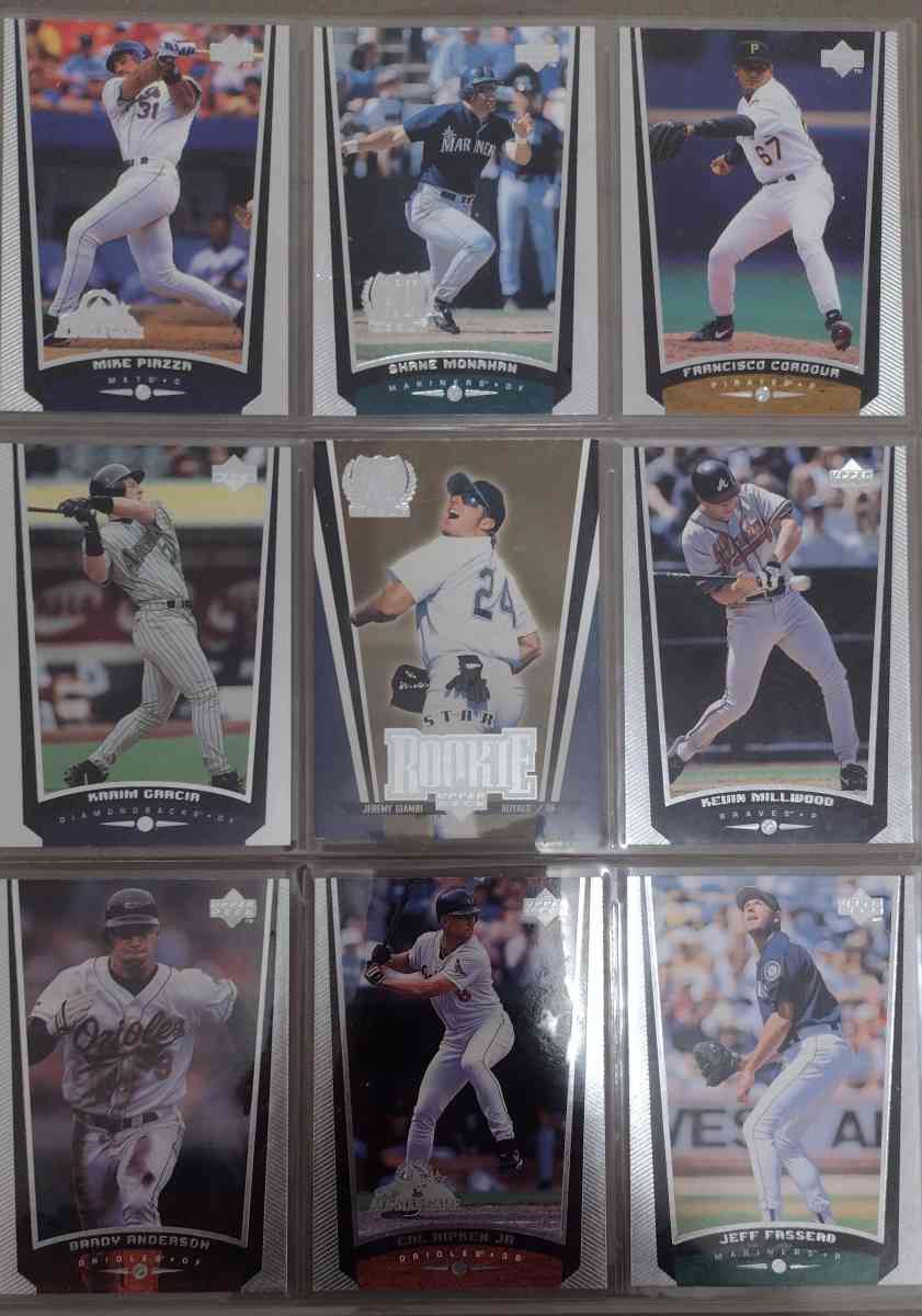 Lot of 54 raw baseball cards