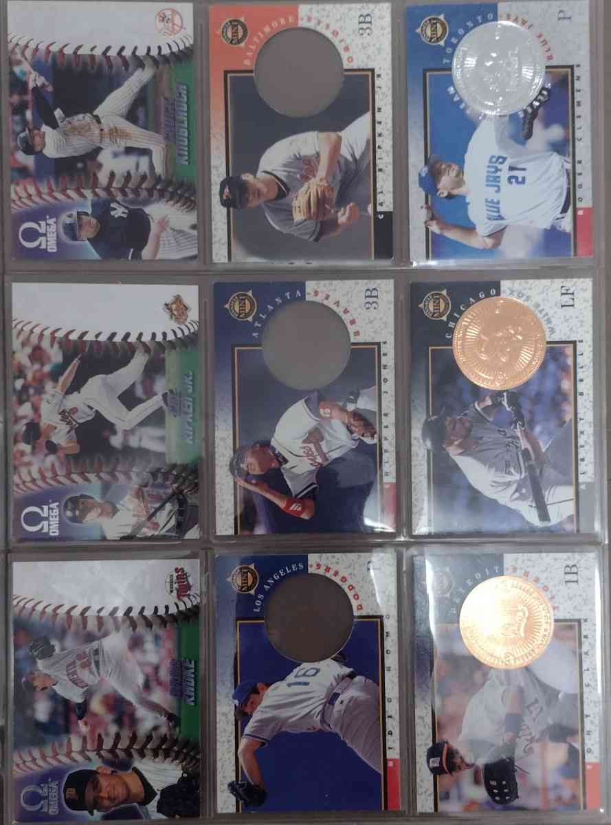 Lot of 45 raw baseball cards
