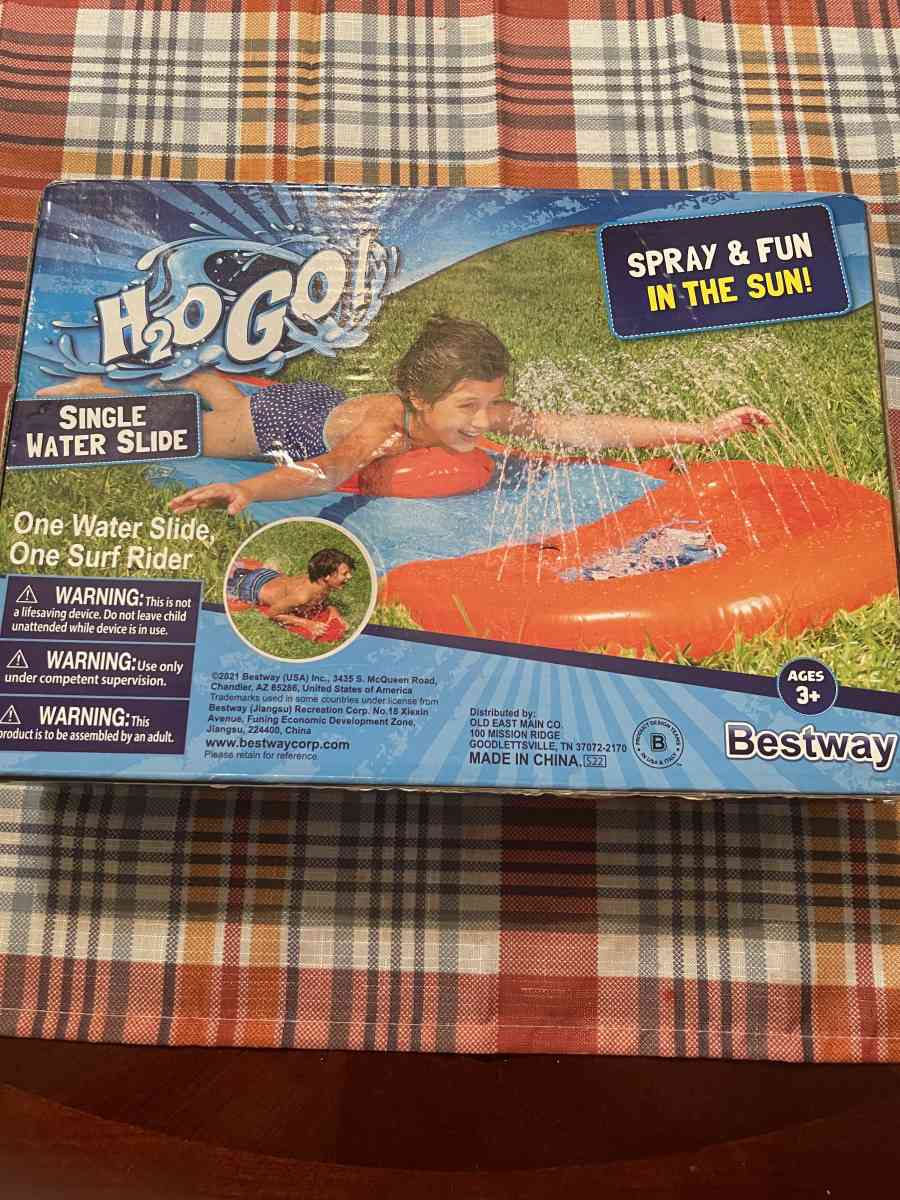 NEW SINGLE WATER SLIDE