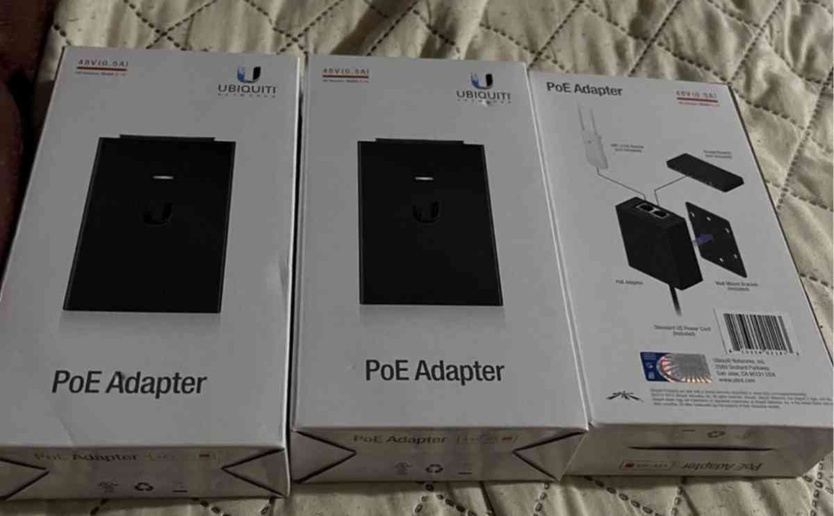 50V PoE Adapter with Gigabit LAN Port