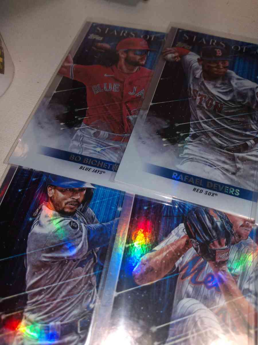 2022 Topps parallel cards 7 card lot stars of MLB
