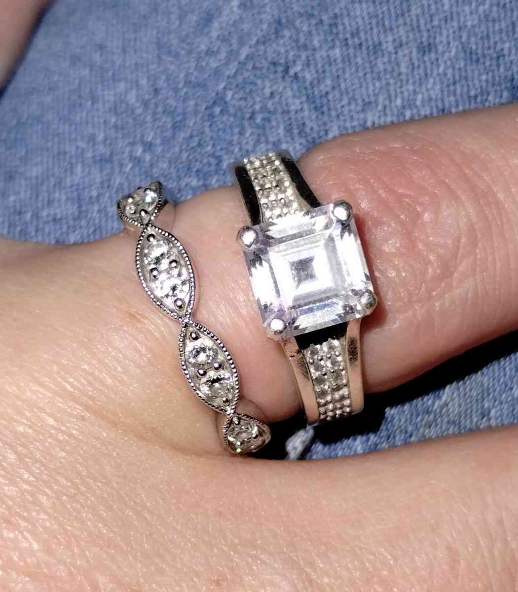 2 karet dimon ring set