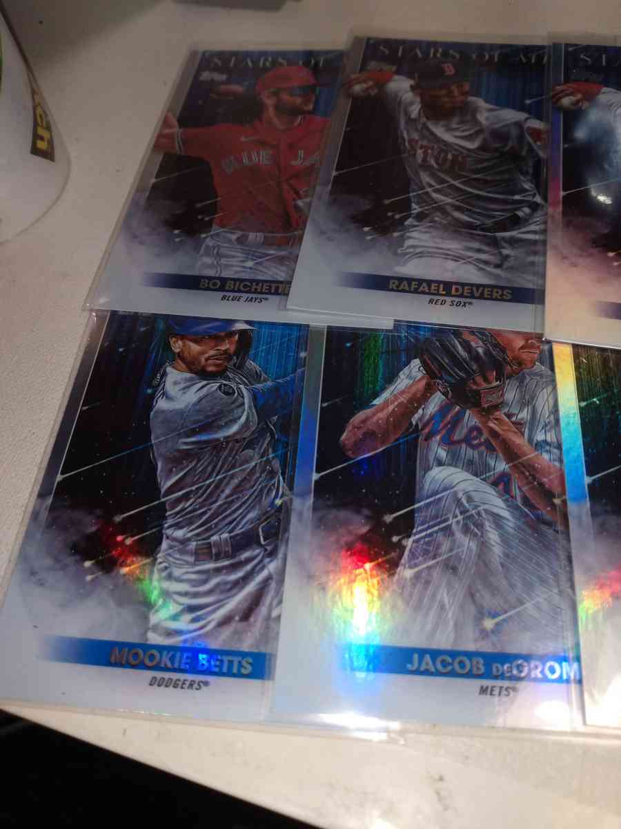 2022 Topps parallel cards 7 card lot stars of MLB