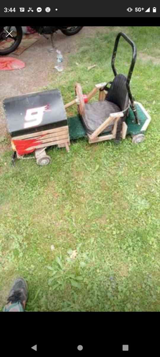 Childrens Soap Box Derby Car