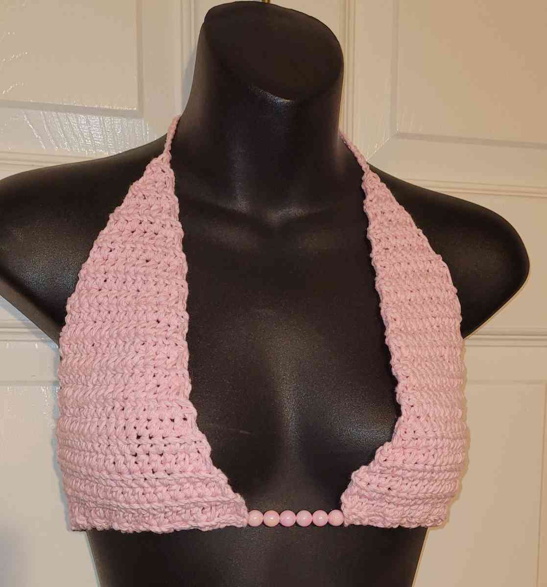 Handmade Crochet Halter Tops