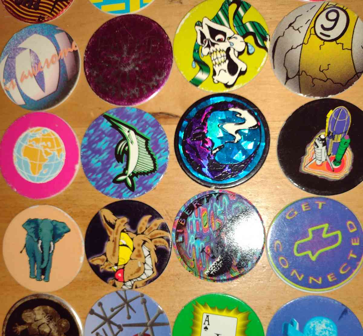 108 vintage pogs