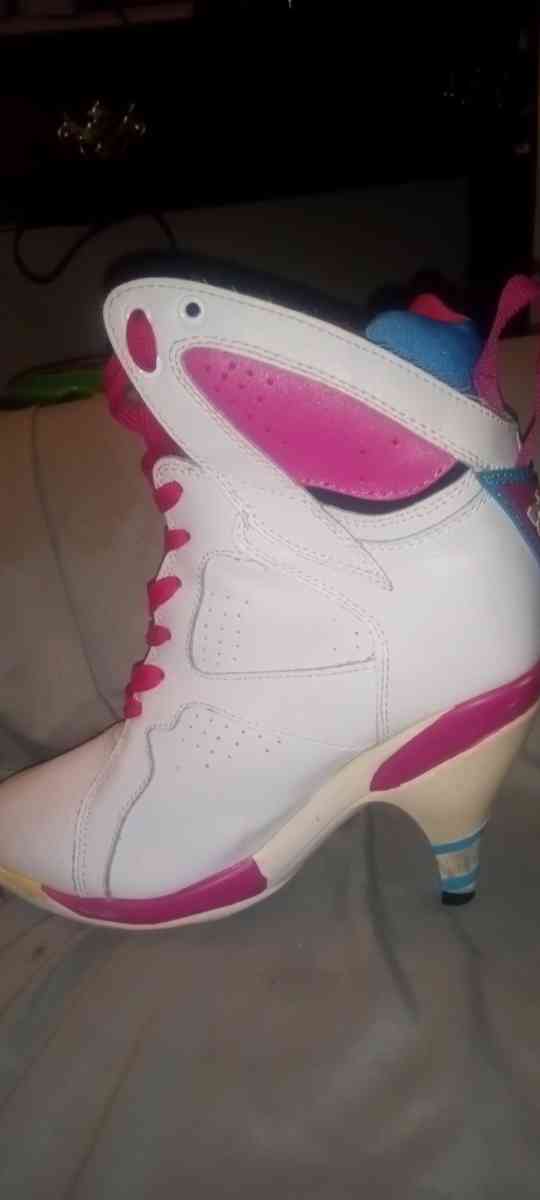 womans Jordan high heel boots