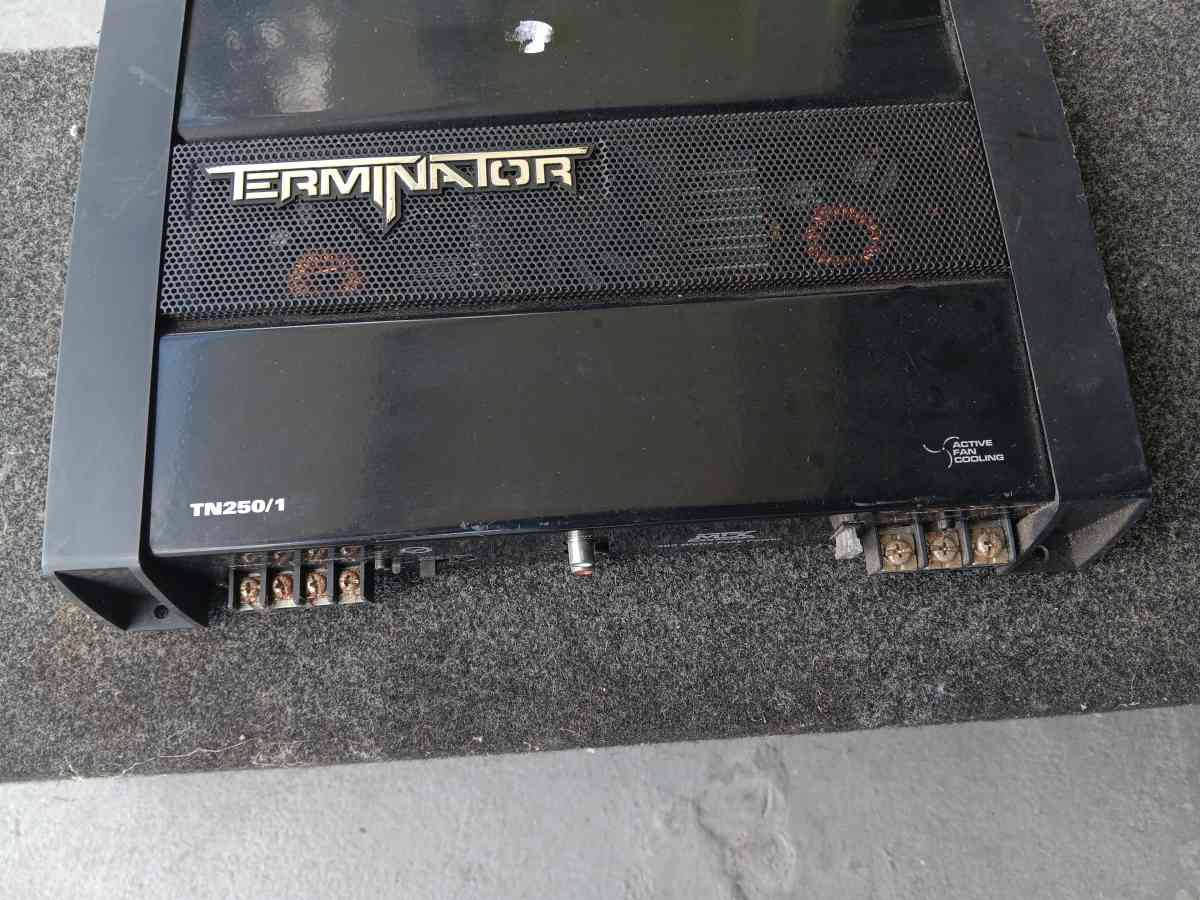 Terminator Amp and speakers