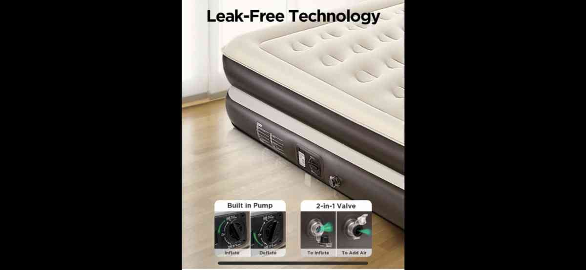 king air mattress with built in pump