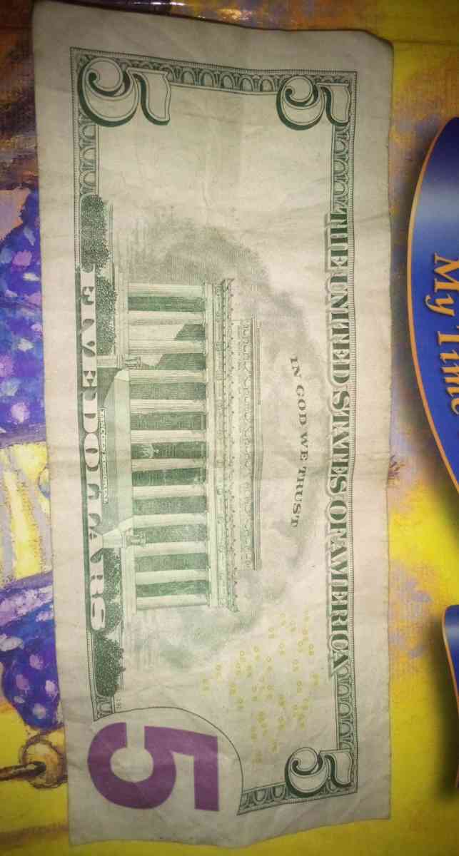 special reserve five dollar bill