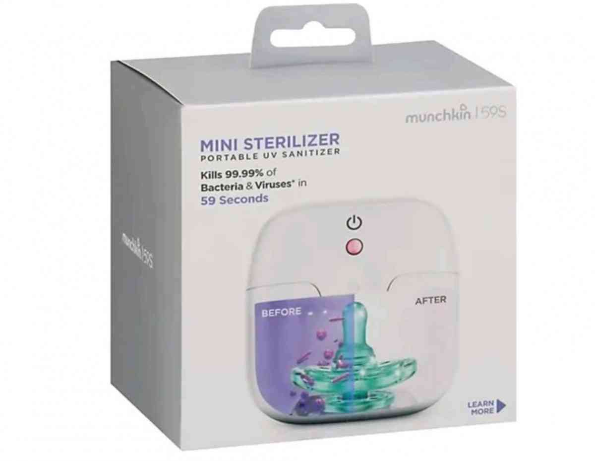 Munchkin 59S Mini Sterilizer Portable UV Sanitizer