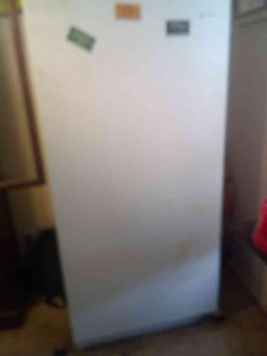 4 foot upright freezer white works great