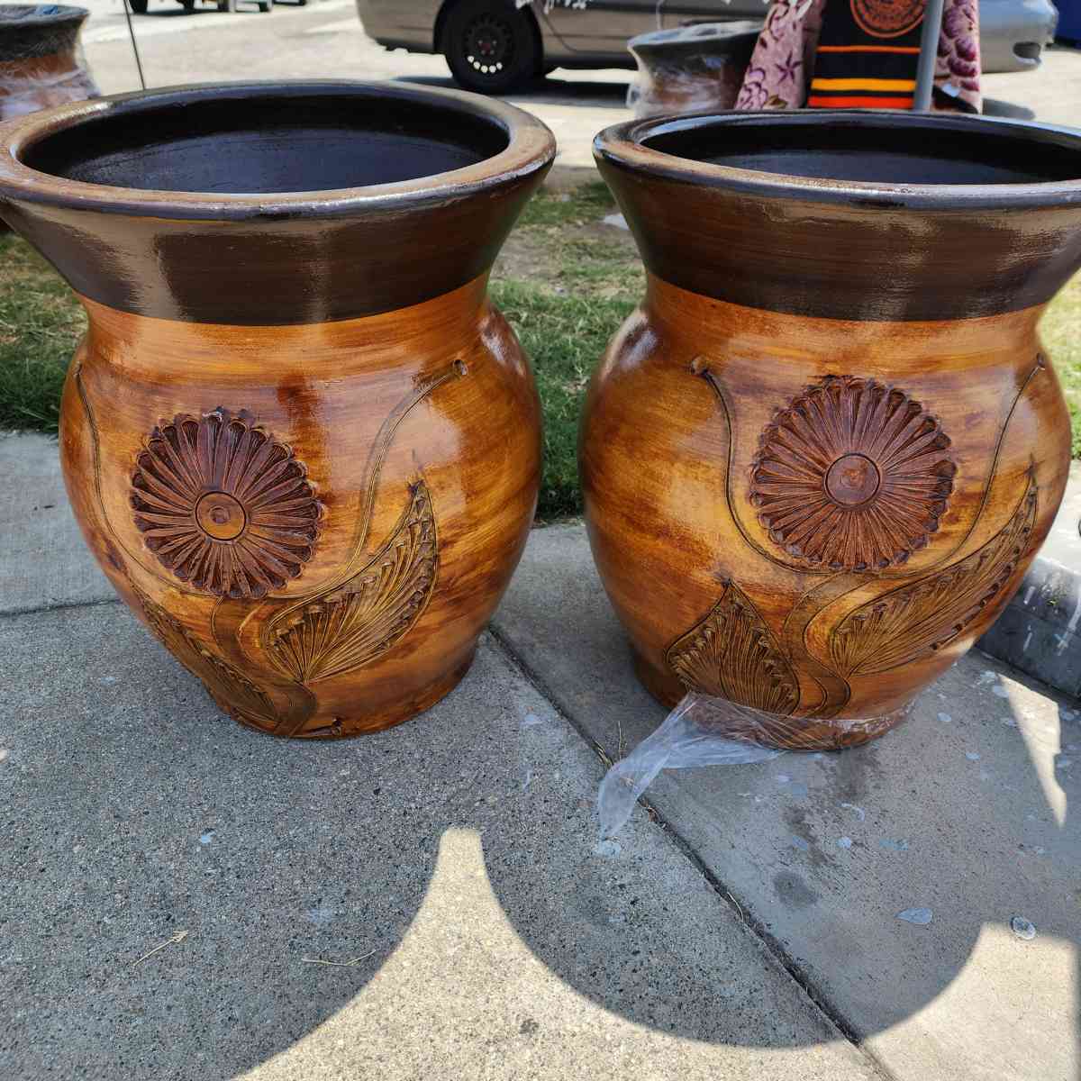 big flower pots